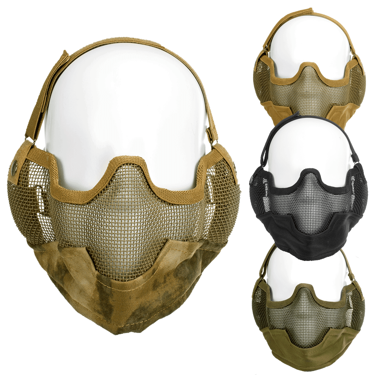 V2 Steel Airsoft Face Mask Protection