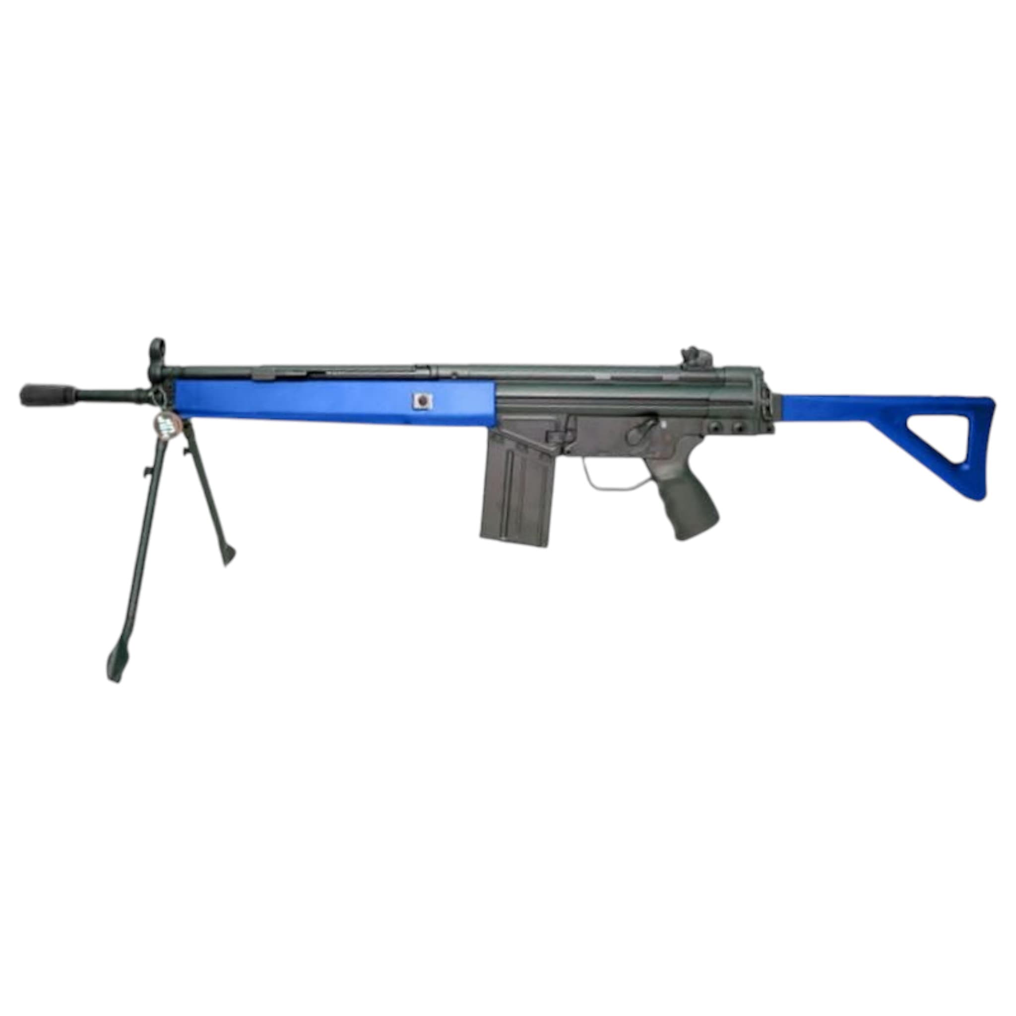 T3 With Bipod and Skeleton Folding Stock (JG-112) Blue