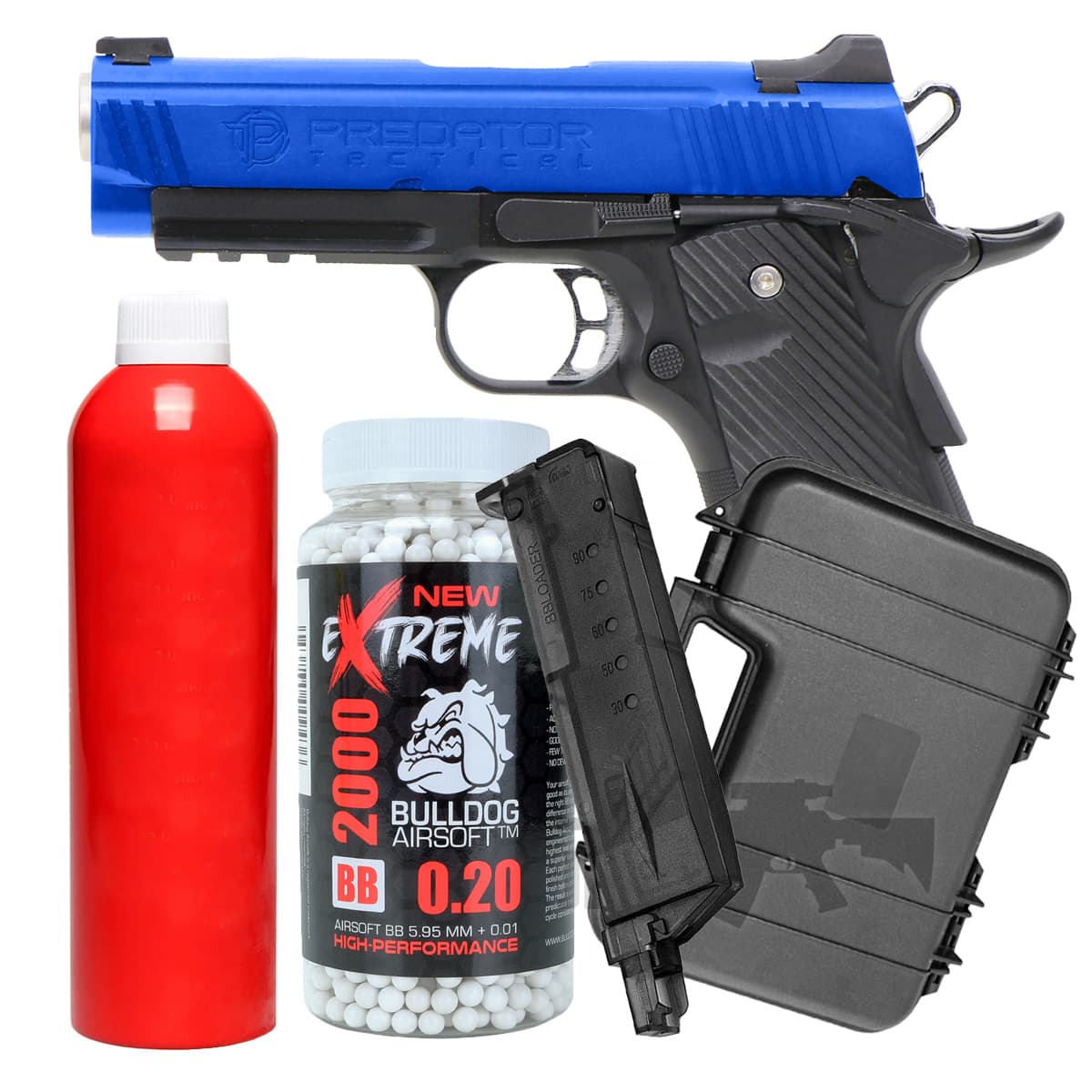 Predator Tactical Shrike 1911 Compact Airsoft Pistol Bundle Offer