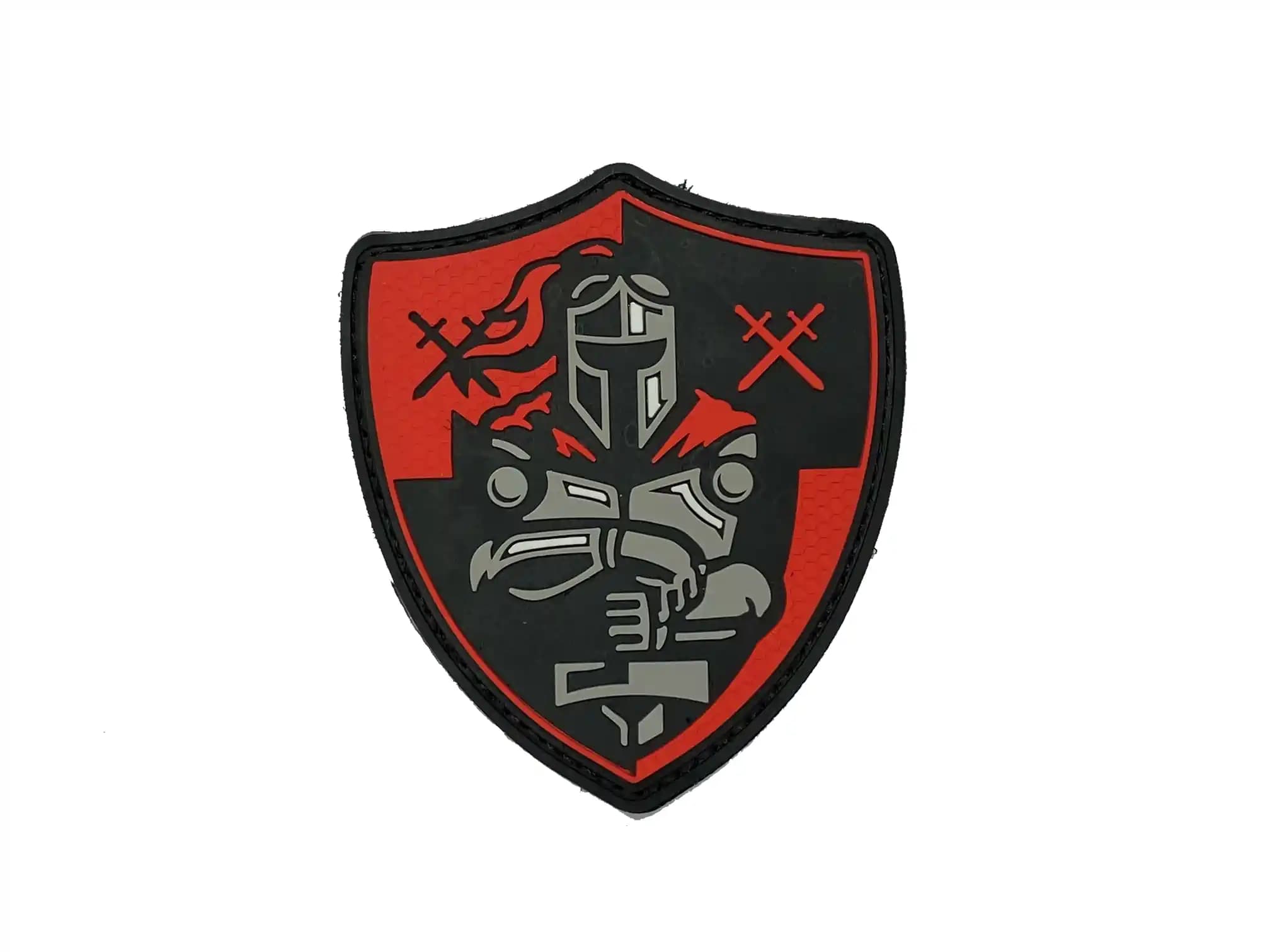 RED SHIELD PATCH 3D