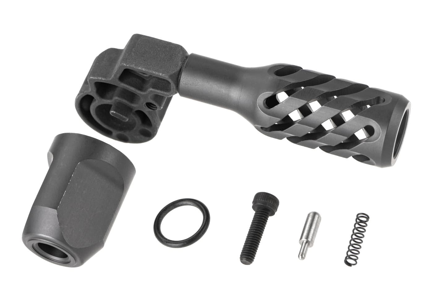 VSR-10 Twisted Hollow Bolt Handle With End Cap for Right Hand