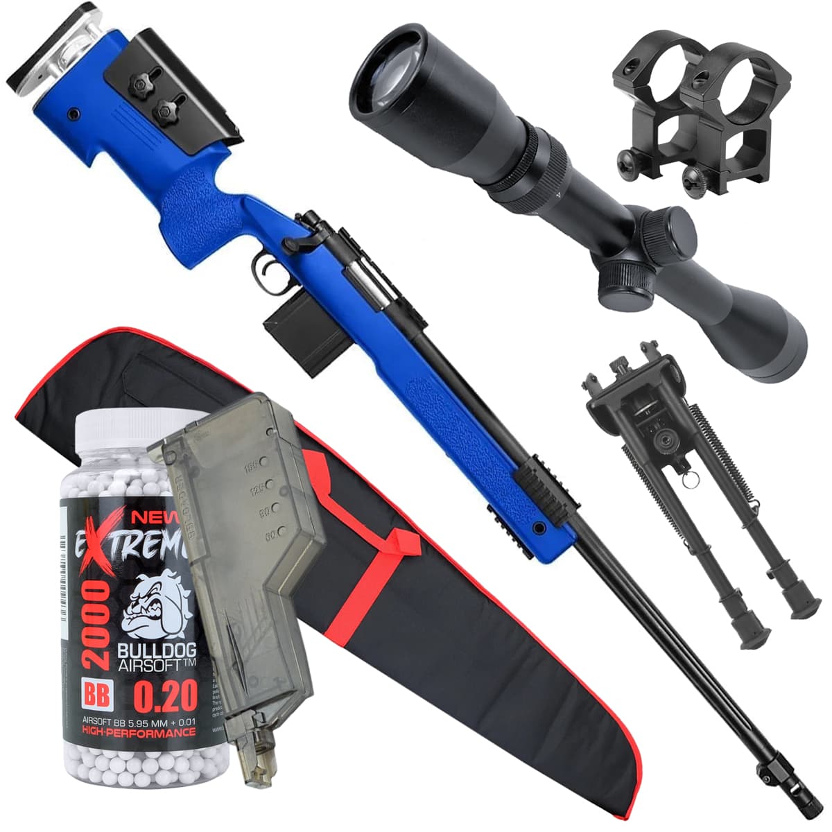 Blue Bundle Offer Airsoft Sniper Rifle Special Offer