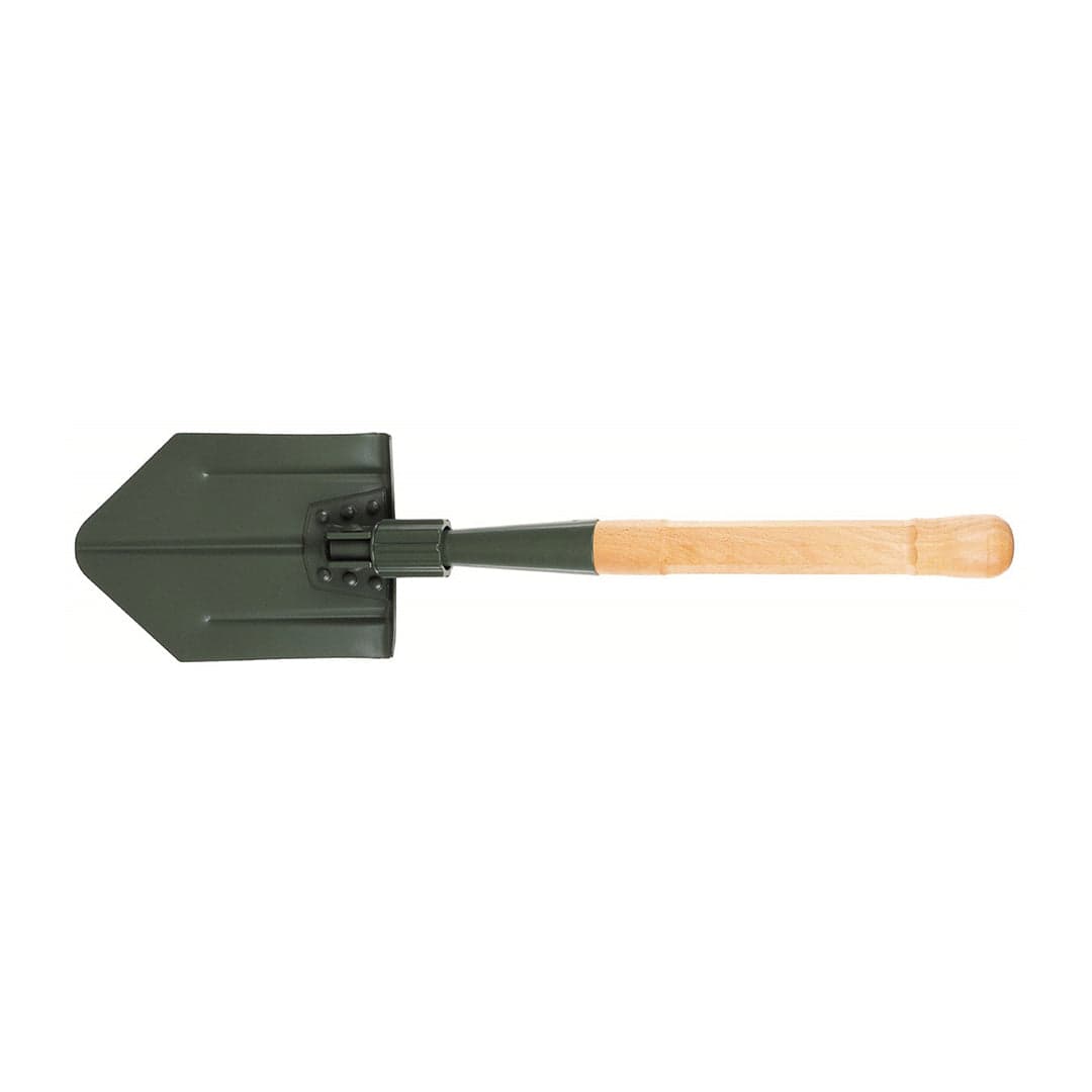 CH Folding Spade with Wooden Handle 2-part