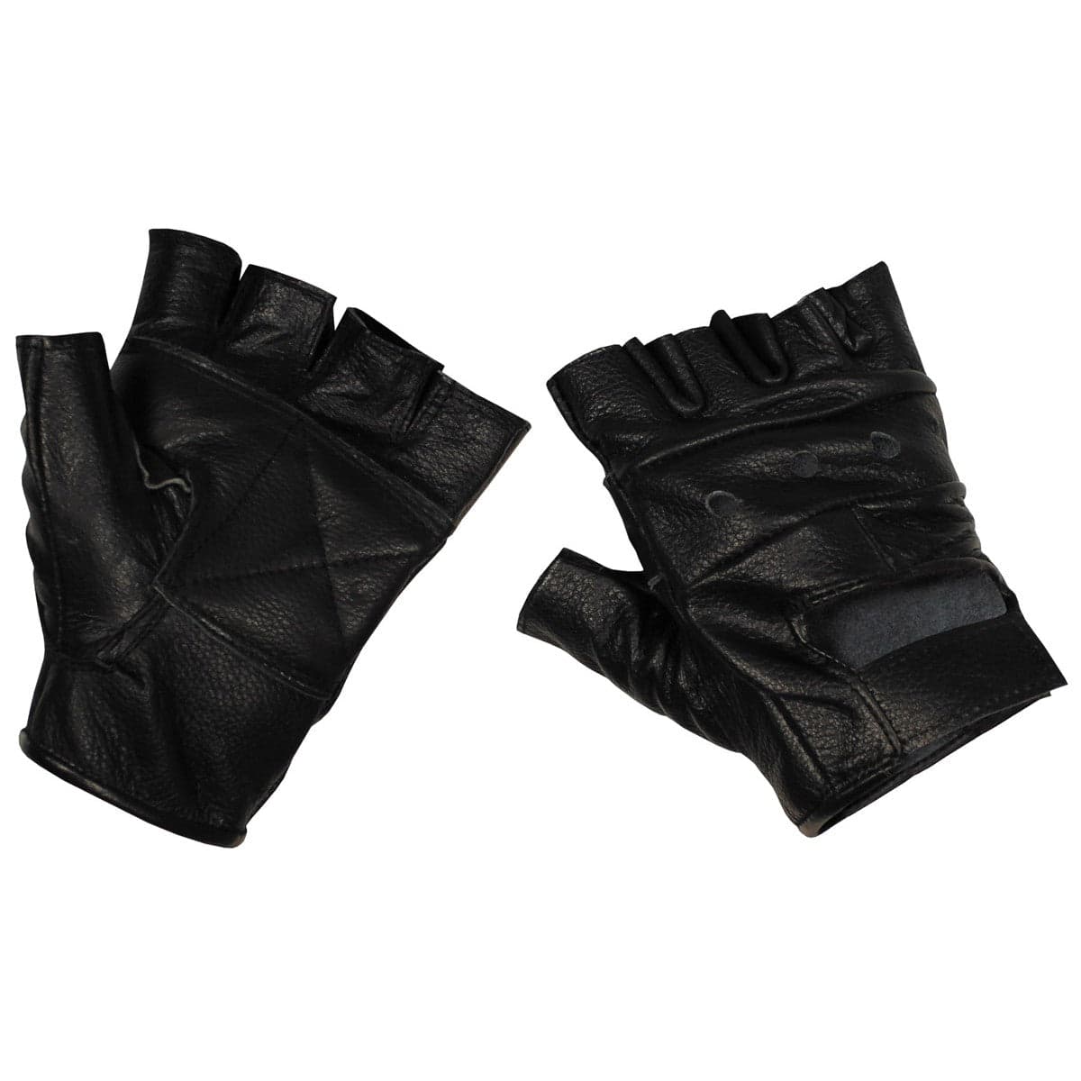 Deluxe Leather Fingerless Gloves