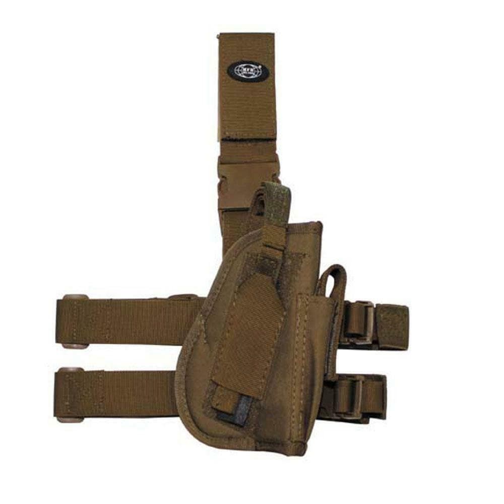 Tactical Drop Leg Pistol Holster Coyote