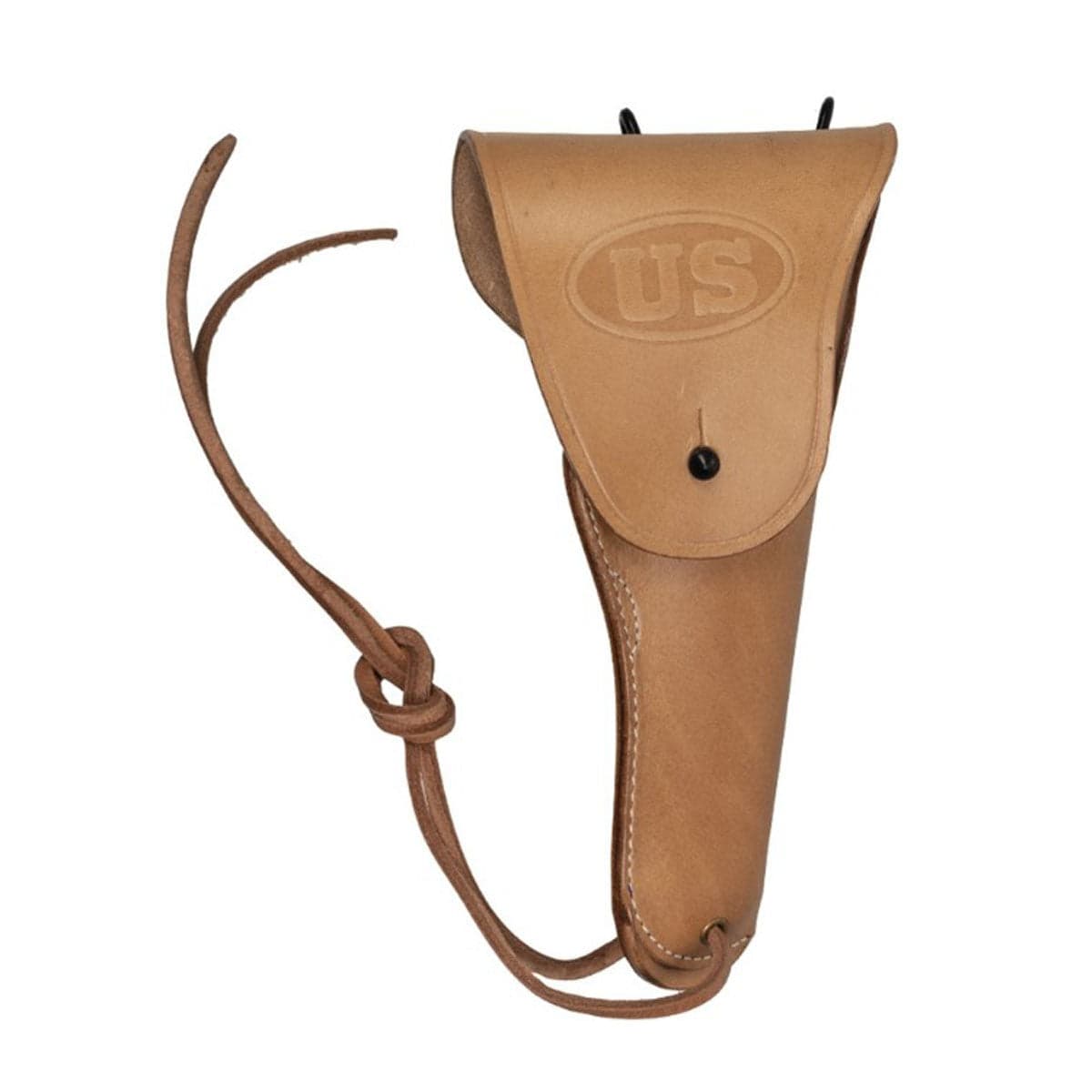 US M12 Brown Leather Pistol Holster Reproduction