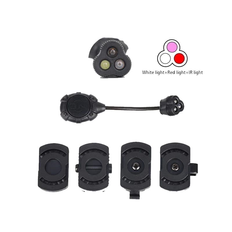 MPLS3 LUCE TATTICA PER ELMETTI E PASSANTI MOLLE – NIGHT EVOLUTION