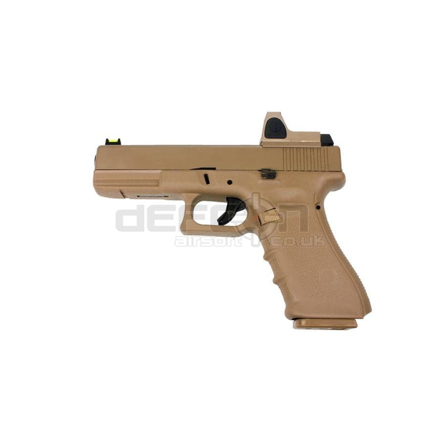EU17 Gas Blowback Pistol /Digi with Red Dot Site