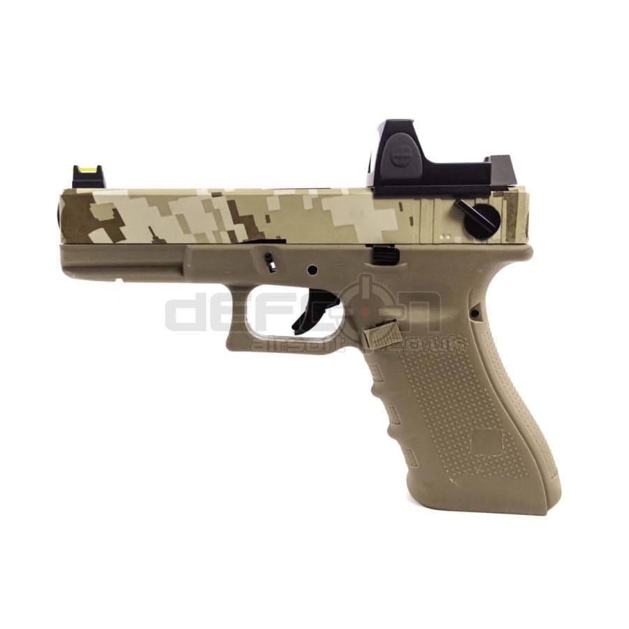 EU18 Gas Blowback Pistol /Digi with Red Dot Site