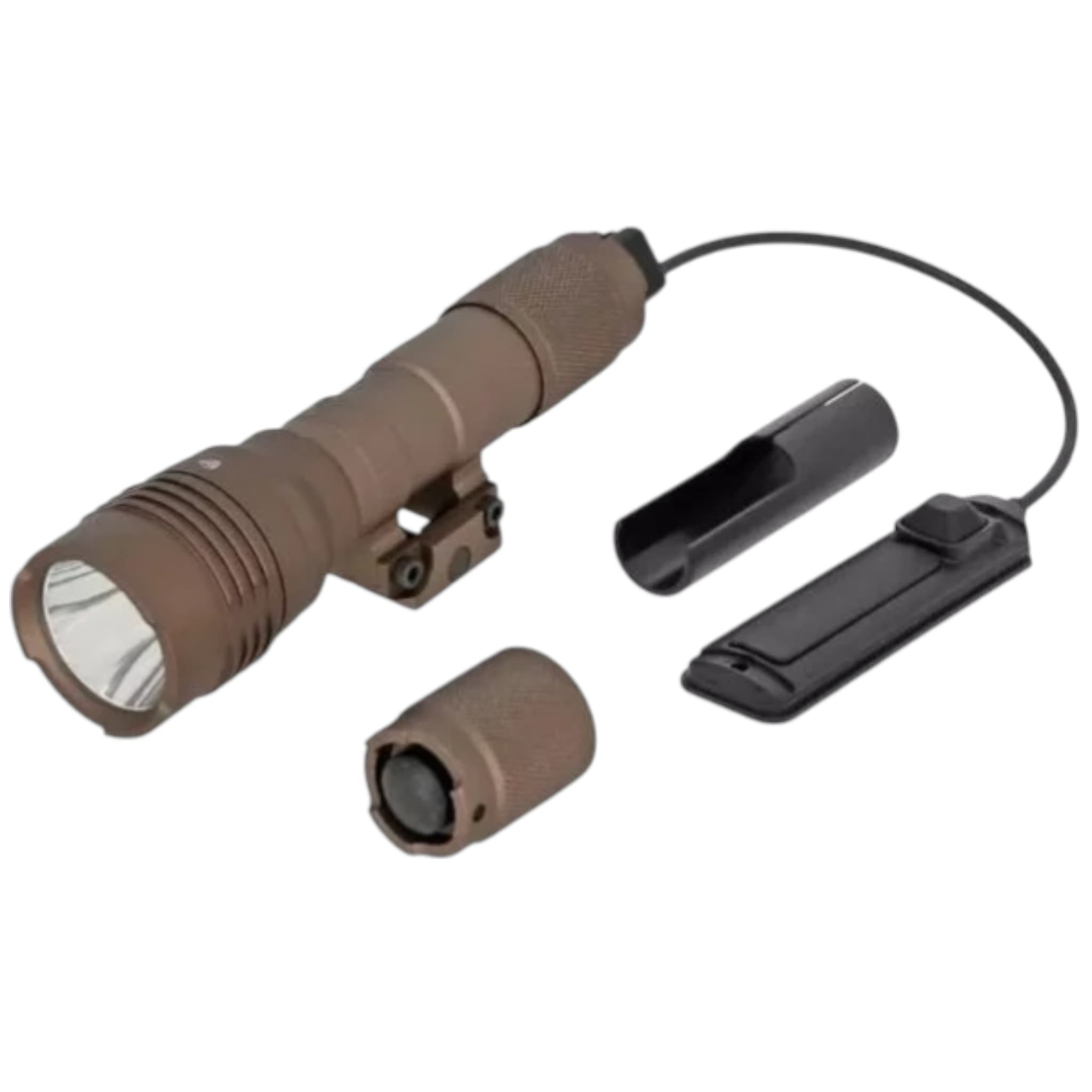 PROTAC Tactical Torch Flashlight 900 Lumen with Remote Dual Switch – Dark Earth