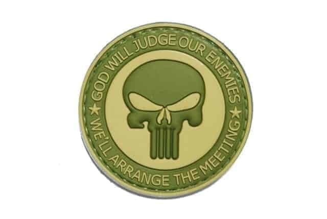 God will judge our enemies punisher patch