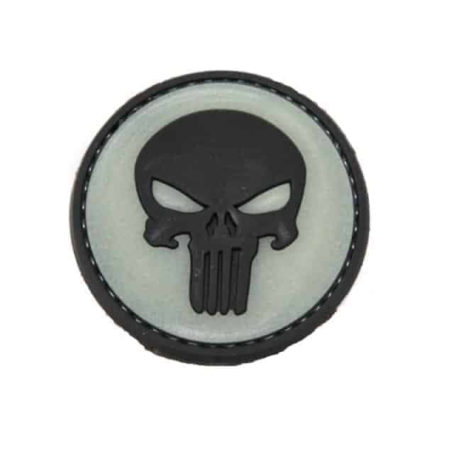 Punisher Skull Glow in the Dark Patch