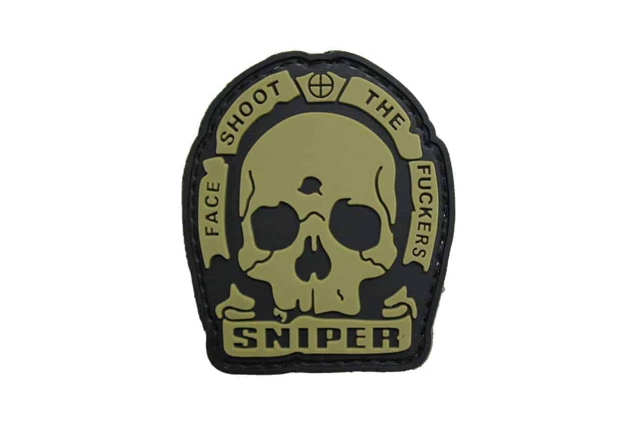 Sniper Face Shoot The F**kers Morale Patch