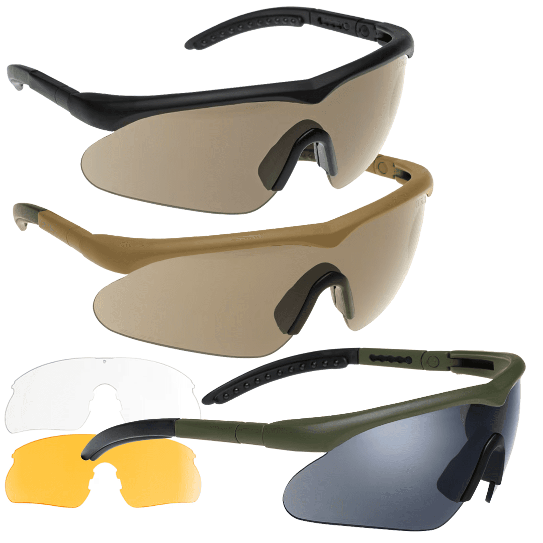 Raptor Tactical Safety Glasses 3 Lenses