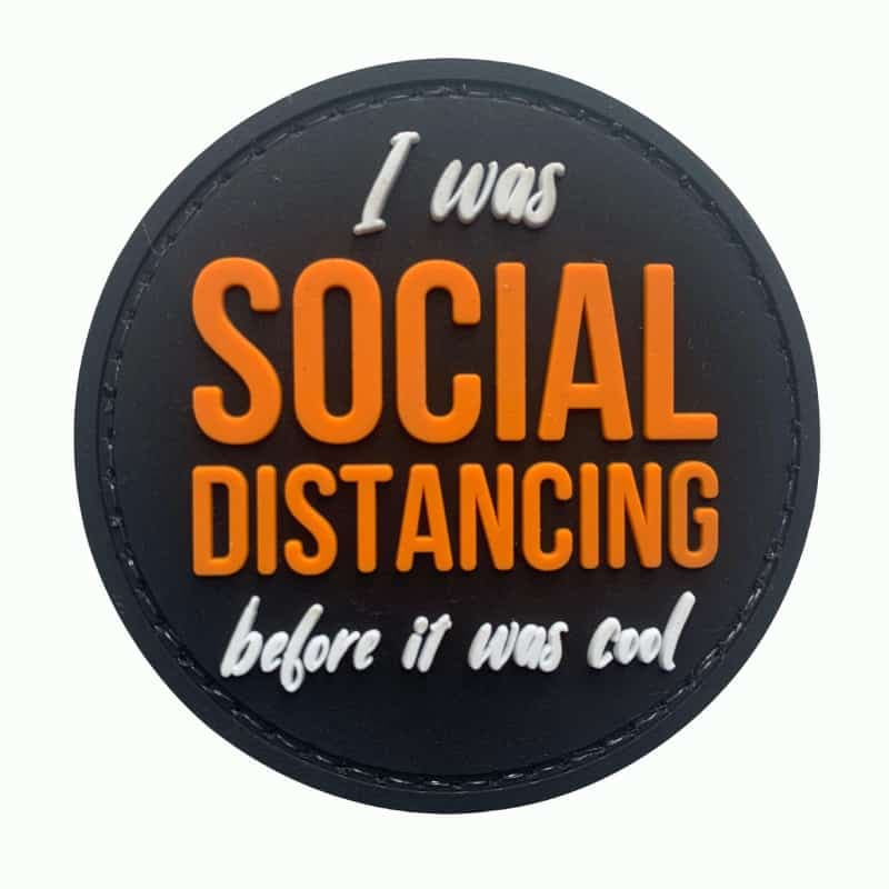 TPB I Was Social Distancing Before It Was Cool Patch