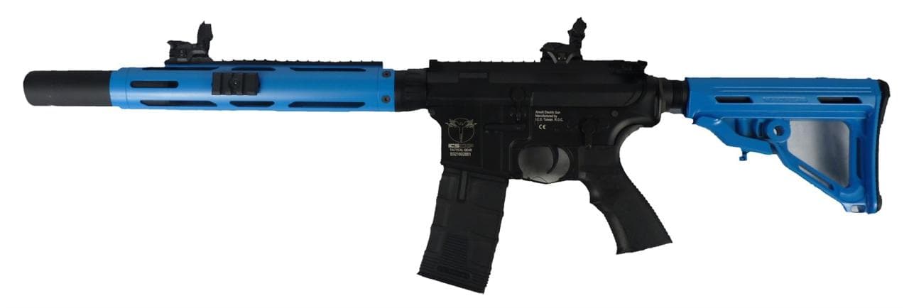 Tone ICS CXP-HOG Tubular SD MTR EBB Airsoft Gun – Blue – Discontinued