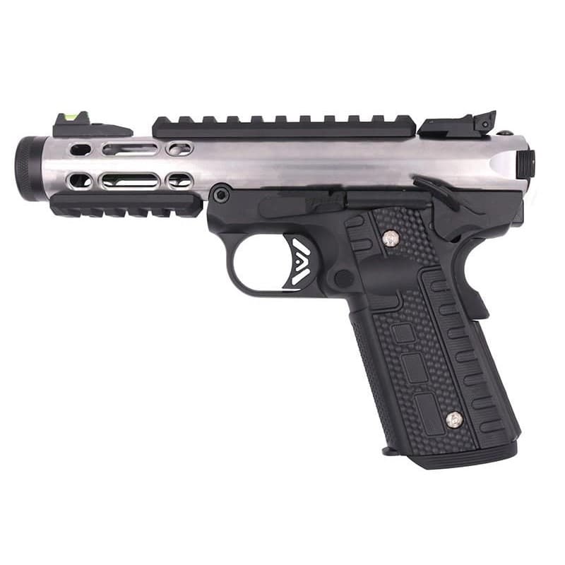 Galaxy 1911 Gas Blowback Pistol (Frame – Silver Slide)