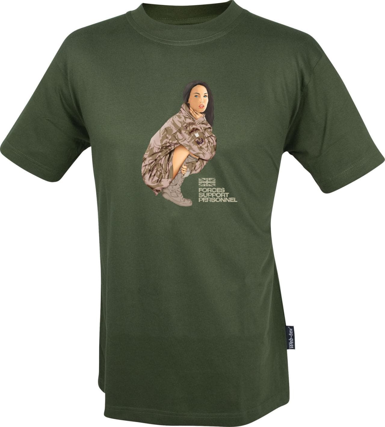 Forces Support Team T-Shirt – Two Squadron Girl – Size Small – Discontinued