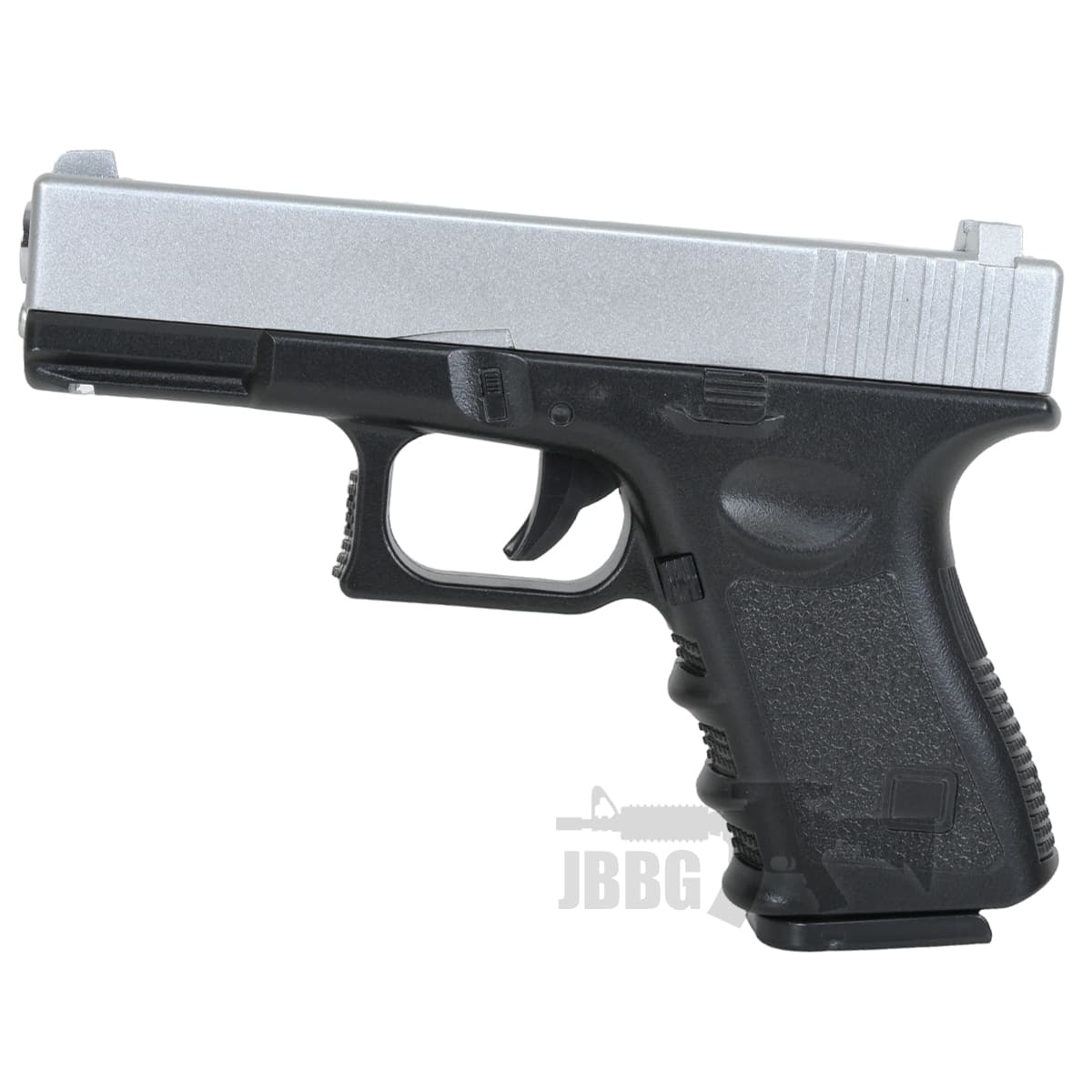 Spring Airsoft BB Pistol Full Metal Silver